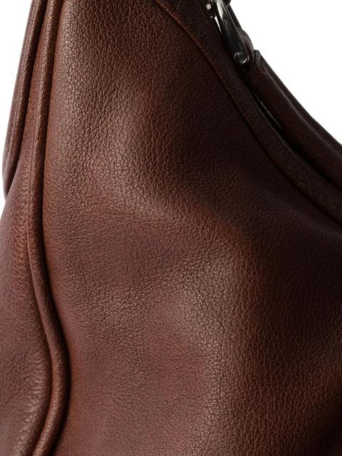 Prada medium washed leather bag - Brown