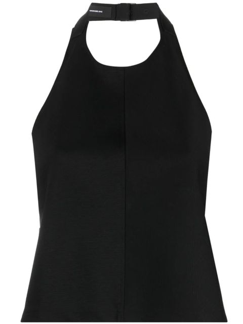 WARDROBE.NYC halterneck wool top - Black - zdjęcie produktu nr 1