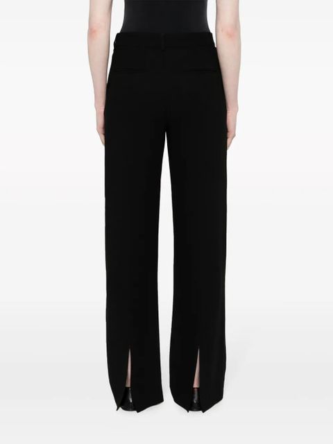 TOTEME pressed-crease straight trousers - Black
