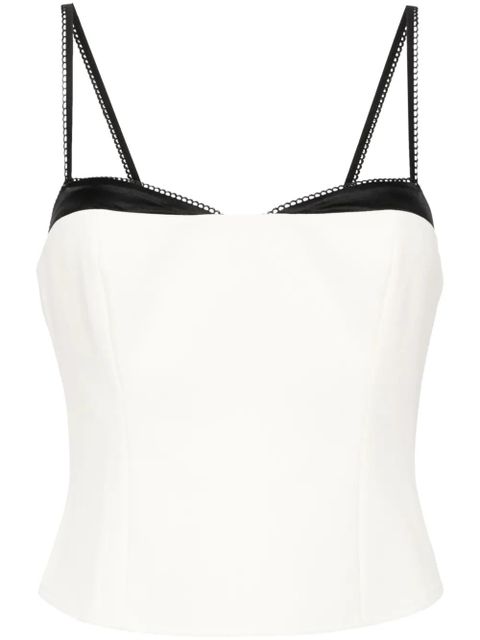 Reformation Melanie sweetheart neck top - Neutrals