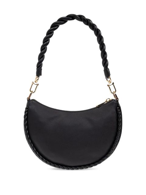 Michael Kors braided-strap crescent shoulder bag - Black