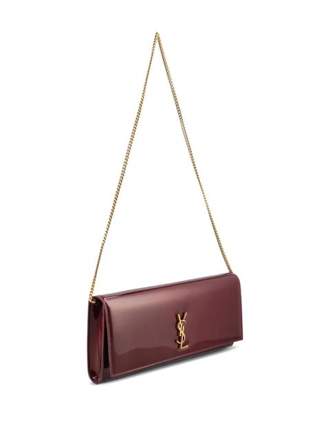 Saint Laurent Kate leather clutch bag - Red