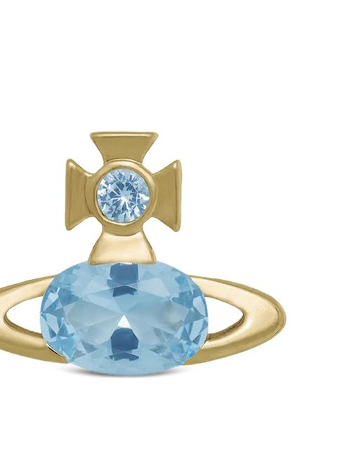 Vivienne Westwood Allie crystal-embellished earrings - Gold - zdjęcie produktu nr 2