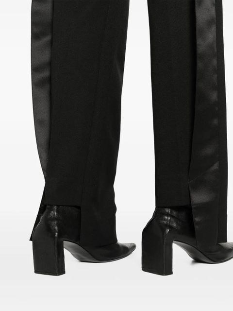 Victoria Beckham high-waist straight-leg trousers - Black