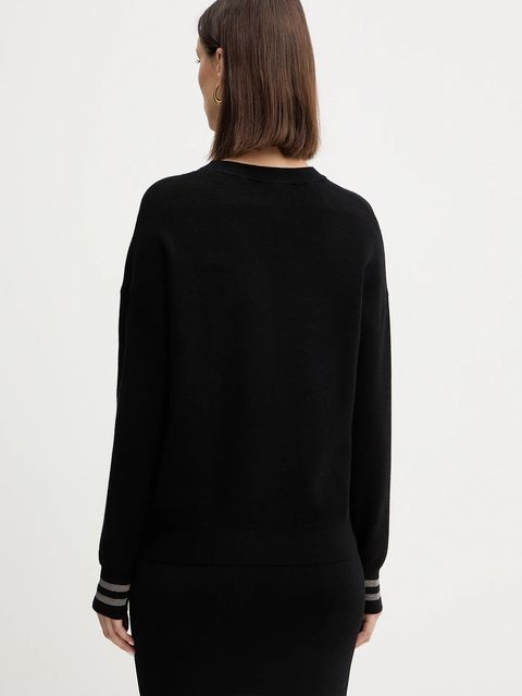 Guess sweter SYLVIE damski kolor czarny lekki W5BR42 Z26I2