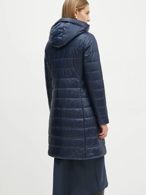 BOSS Orange kurtka damska kolor granatowy przejściowa 50527814