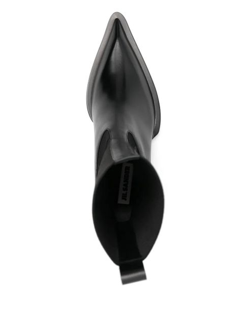 Jil Sander 60mm leather Chelsea ankle boots - Black