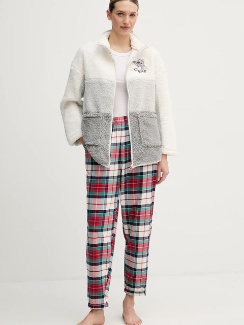 women'secret bluza piżamowa LILO & STITCH damskie kolor szary 4412221 - zdjęcie produktu nr 2