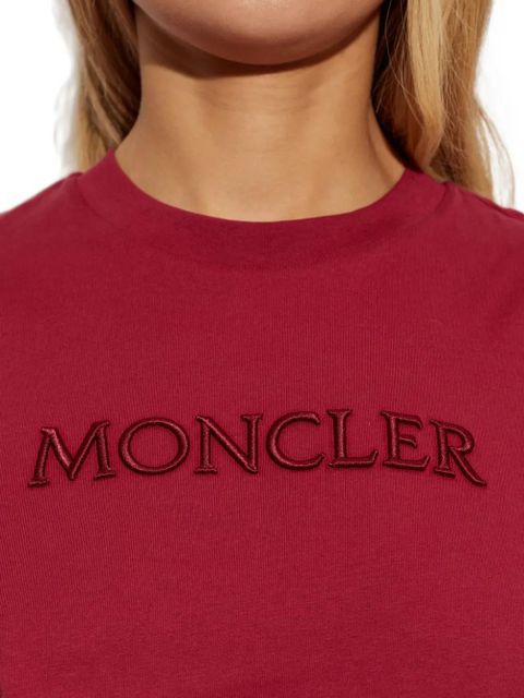 Moncler logo-embroidered T-shirt