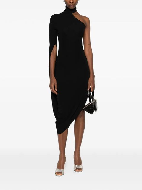 Alexander Wang asymmetric midi dress - Black