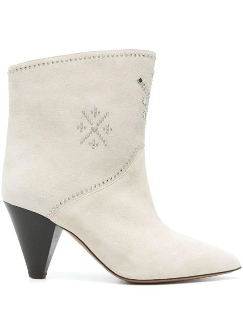 ISABEL MARANT 75mm Loline boots - Neutrals - zdjęcie produktu nr 1