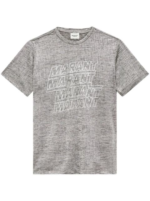 MARANT ÉTOILE Zoeline T-shirt - Grey - zdjęcie produktu nr 1