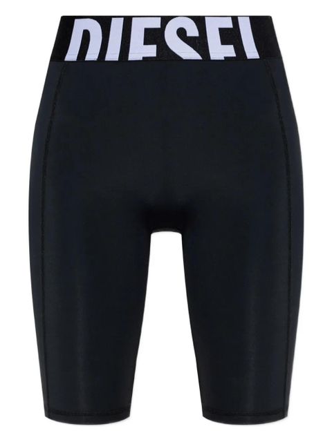 Diesel logo-waistband shorts - Black - zdjęcie produktu nr 1