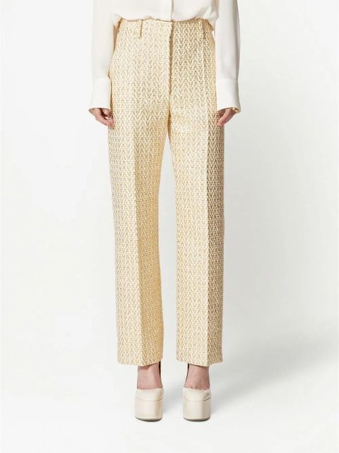 Valentino Garavani Optical trousers - Gold