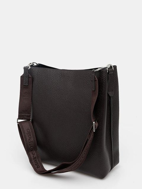 Marc O'Polo torebka skórzana kolor brązowy 5000007749 - zdjęcie produktu nr 2