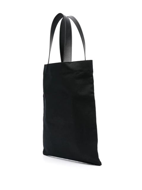 Jil Sander Book logo-print tote bag - Black