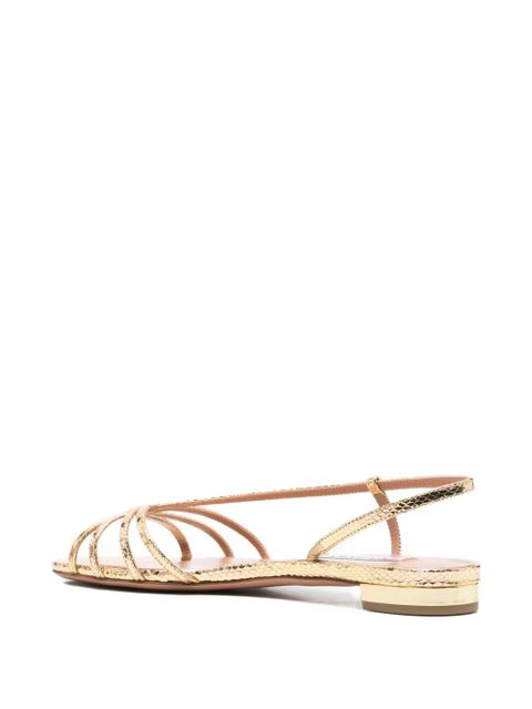 Aquazzura Talk To Me strappy sandals - Gold