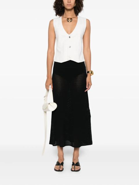 Victoria Beckham A-line skirt - Black - zdjęcie produktu nr 2