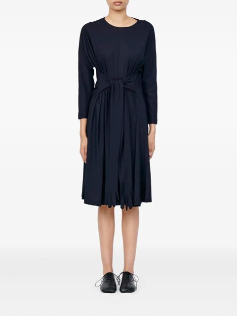 MM6 Maison Margiela tie-waist maxi dress - Blue - zdjęcie produktu nr 2