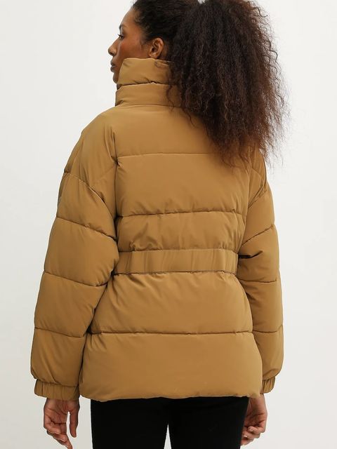 EA7 Emporio Armani kurtka kolor brązowy zimowa AF16078.7W000652