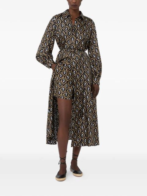 Max Mara geometric print shorts - Black - zdjęcie produktu nr 2