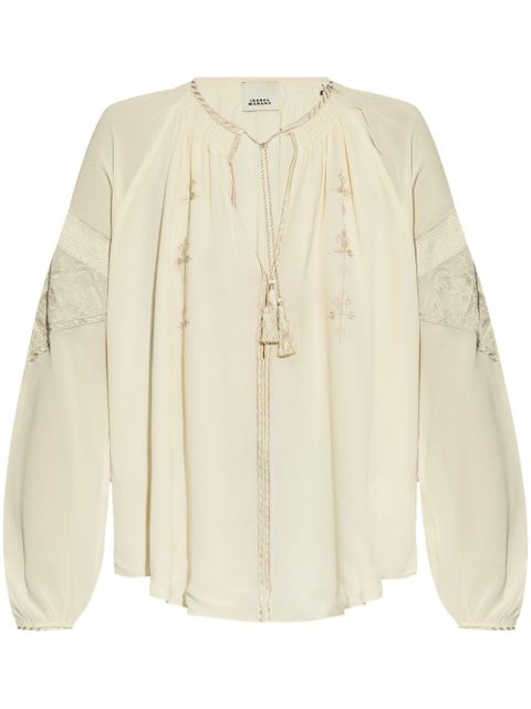 ISABEL MARANT Oris blouse - Neutrals - zdjęcie produktu nr 1