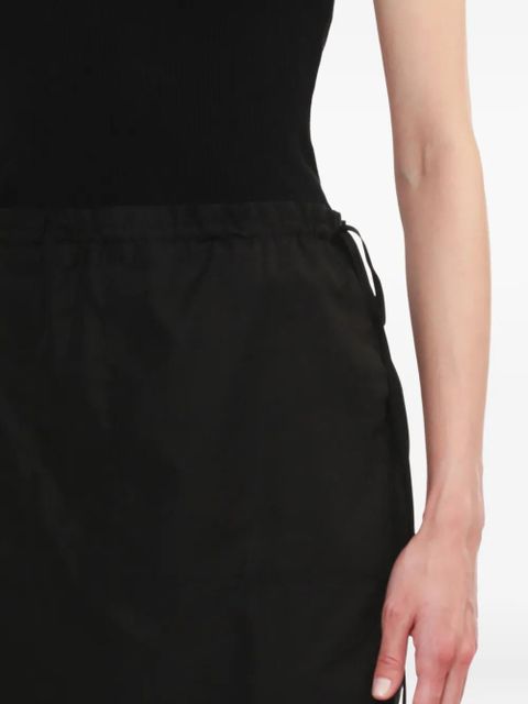 TOTEME drawstring-waist skirt - Black