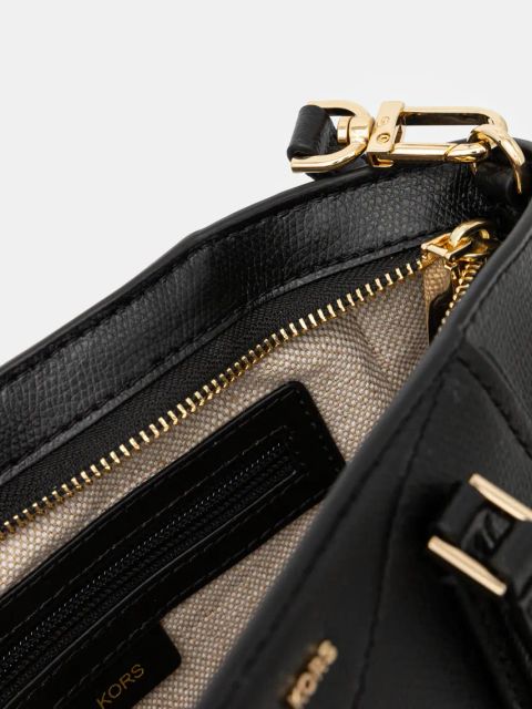 MICHAEL Michael Kors torebka skórzana kolor czarny 32F4GTBC1L