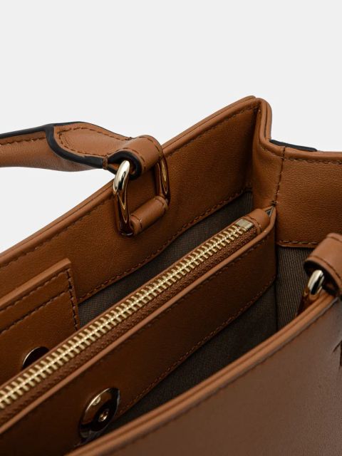 Furla torebka skórzana kolor brązowy WB01336 BX2045 RY000