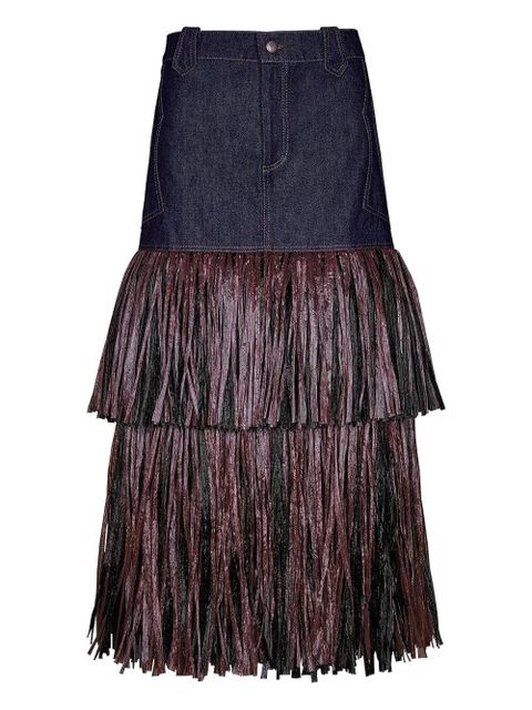 Johanna Ortiz Calipso skirt - Blue - zdjęcie produktu nr 1