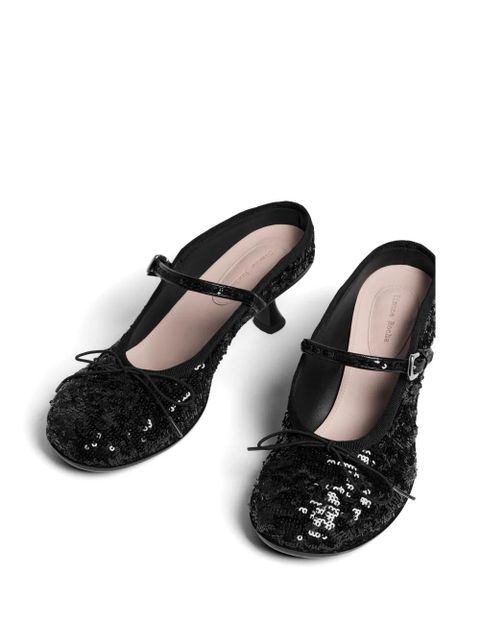Simone Rocha sequin-embellishment pumps - Black - zdjęcie produktu nr 2