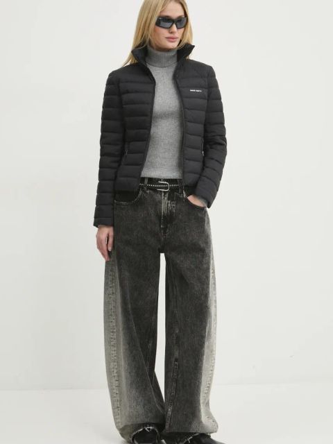 Miss Sixty kurtka puchowa damska kolor czarny przejściowa 6L4YJ1760000