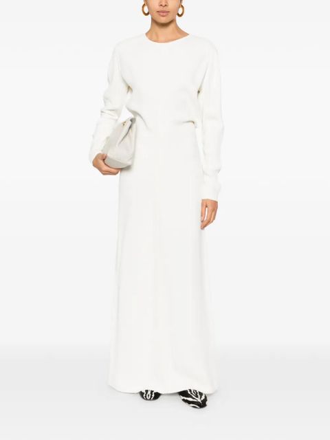 TOTEME long-sleeve maxi dress - White - zdjęcie produktu nr 2