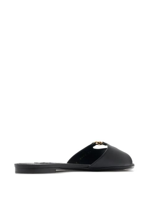 Dolce & Gabbana Lollo logo-plaque sandals - Black - zdjęcie produktu nr 2
