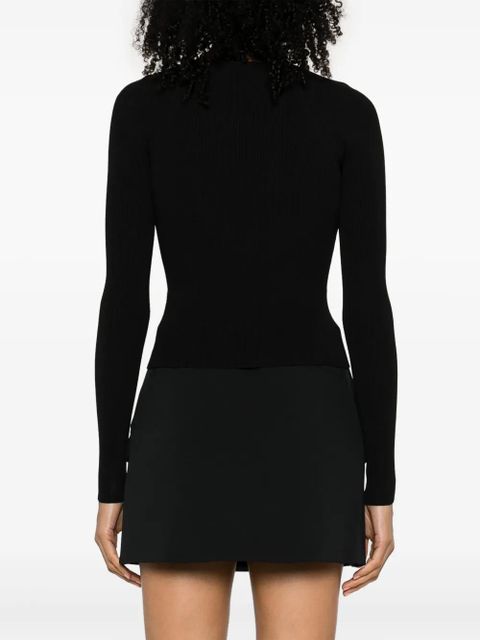 Simkhai Giuliana sweetheart-neck jumper - Black - zdjęcie produktu nr 2