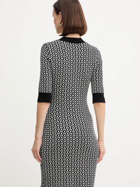 Morgan sukienka kolor czarny mini rozkloszowana RMSIXTA