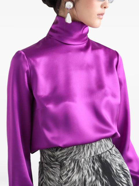 Dolce & Gabbana satin blouse - Purple