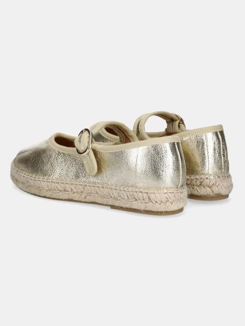 Answear.LAB espadryle skórzane kolor złoty