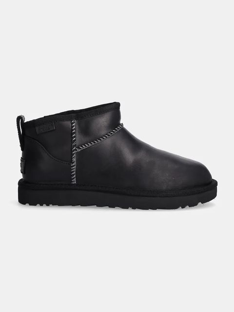 UGG śniegowce skórzane Classic Ultra Mini Lthr Regen - zdjęcie produktu nr 1