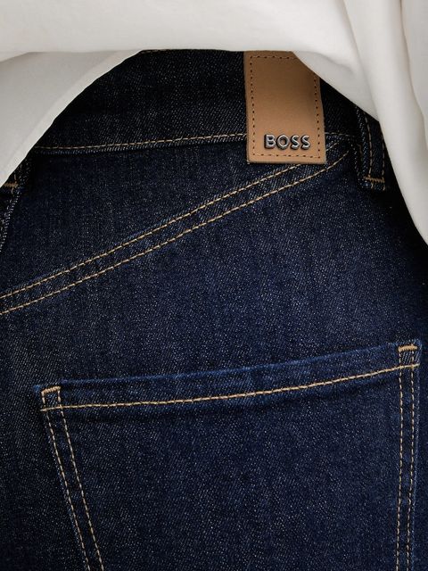 BOSS jeansy damskie high waist 50544989