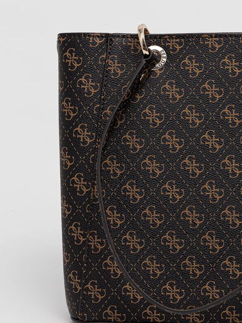 Guess torebka NOELLE kolor brązowy HWQG96 72250