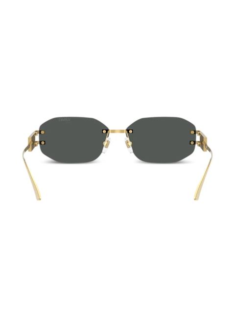 Versace Eyewear frameless sunglasses - Gold