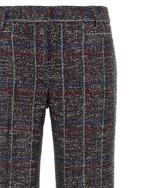 Missoni tartan patterned trousers - Grey