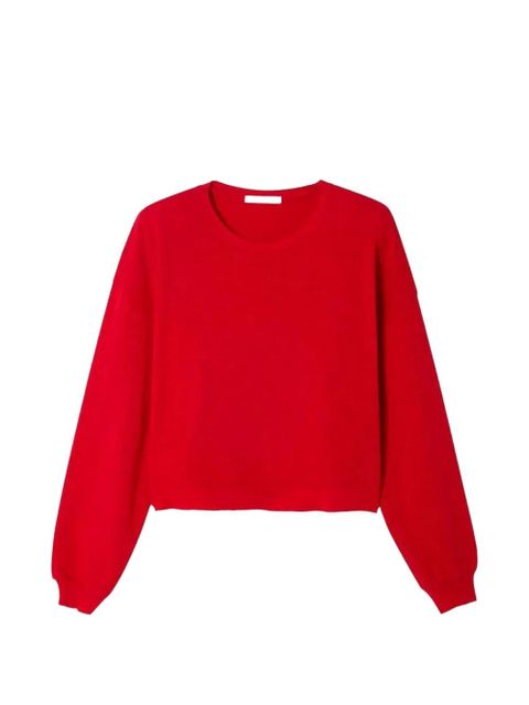 American Vintage Sonoma long-sleeve fine-knit T-shirt - Red - zdjęcie produktu nr 1