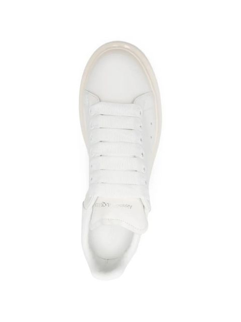 Alexander McQueen lace-up platform sneakers - White