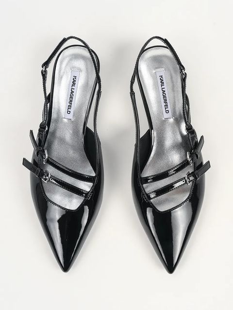 Karl Lagerfeld szpilki skórzane PASHA