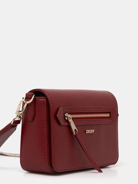 Dkny torebka skórzana kolor czerwony R42E3E21 - zdjęcie produktu nr 2