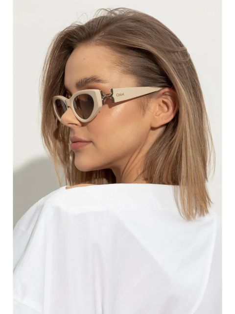 Chloé Eyewear Marcie cat-eye sunglasses - Neutrals - zdjęcie produktu nr 2