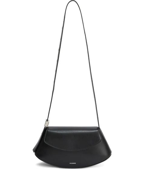 Jil Sander small Eldorado leather shoulder bag - Black - zdjęcie produktu nr 1