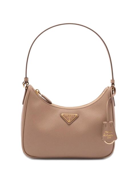 Prada mini Re-Edition shoulder bag - Neutrals - zdjęcie produktu nr 1